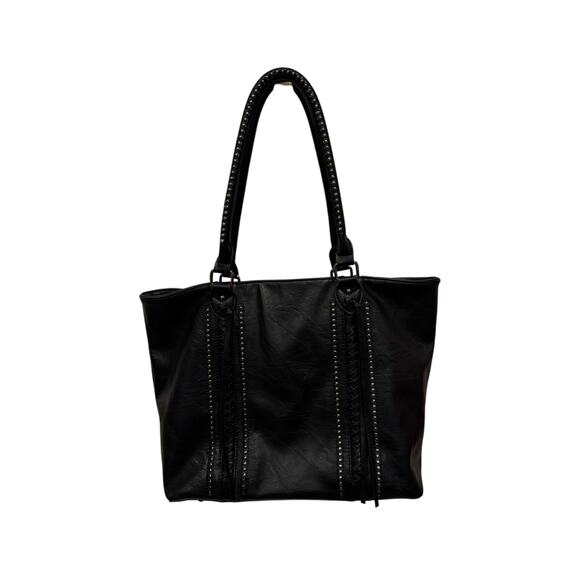 Antik Kraft Handbags - Antik Kraft - Vegan Leather,‎ Black Bag